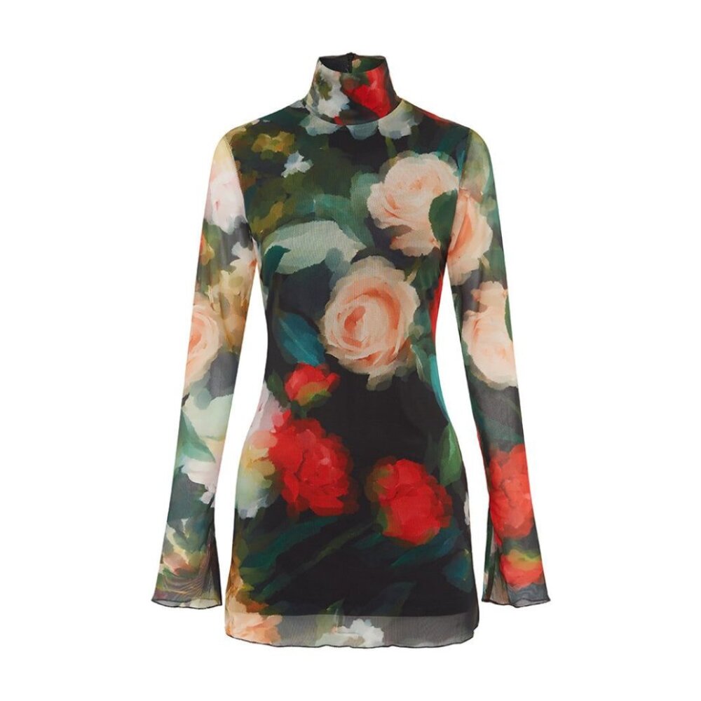 NWT Runaway The Label Jordi Mini Dress Asha Print Size Small - Picture 6 of 9